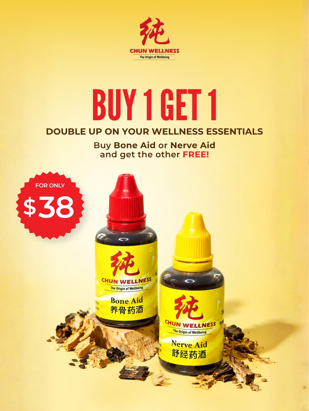 Bone Aid (Buy 1 Get 1)
